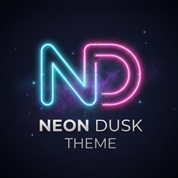 Neon Dusk Theme by Manu